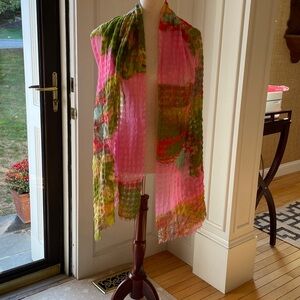 Absolutely Stunning Abstract Floral Wrap/Scarf